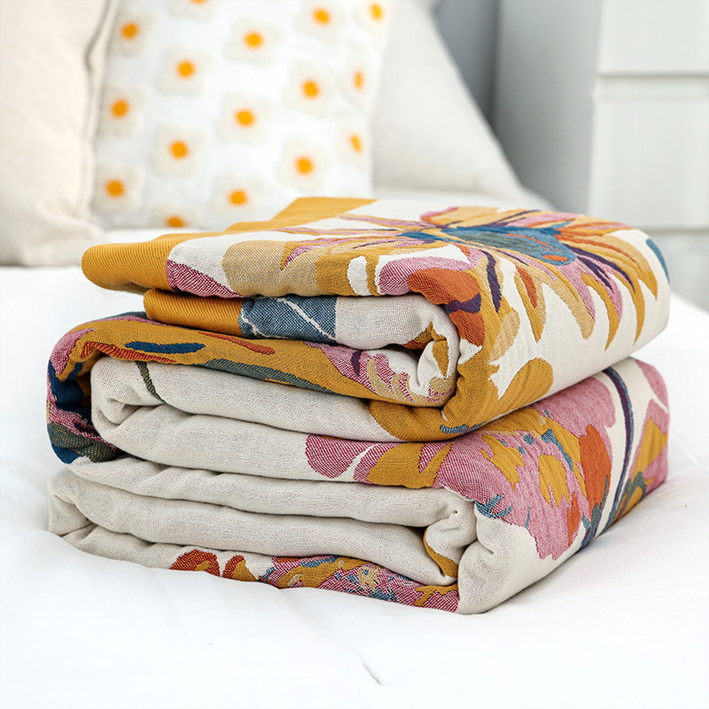 Cashmere Throw Blanket - Manta de algodón Simple, cobertor de
