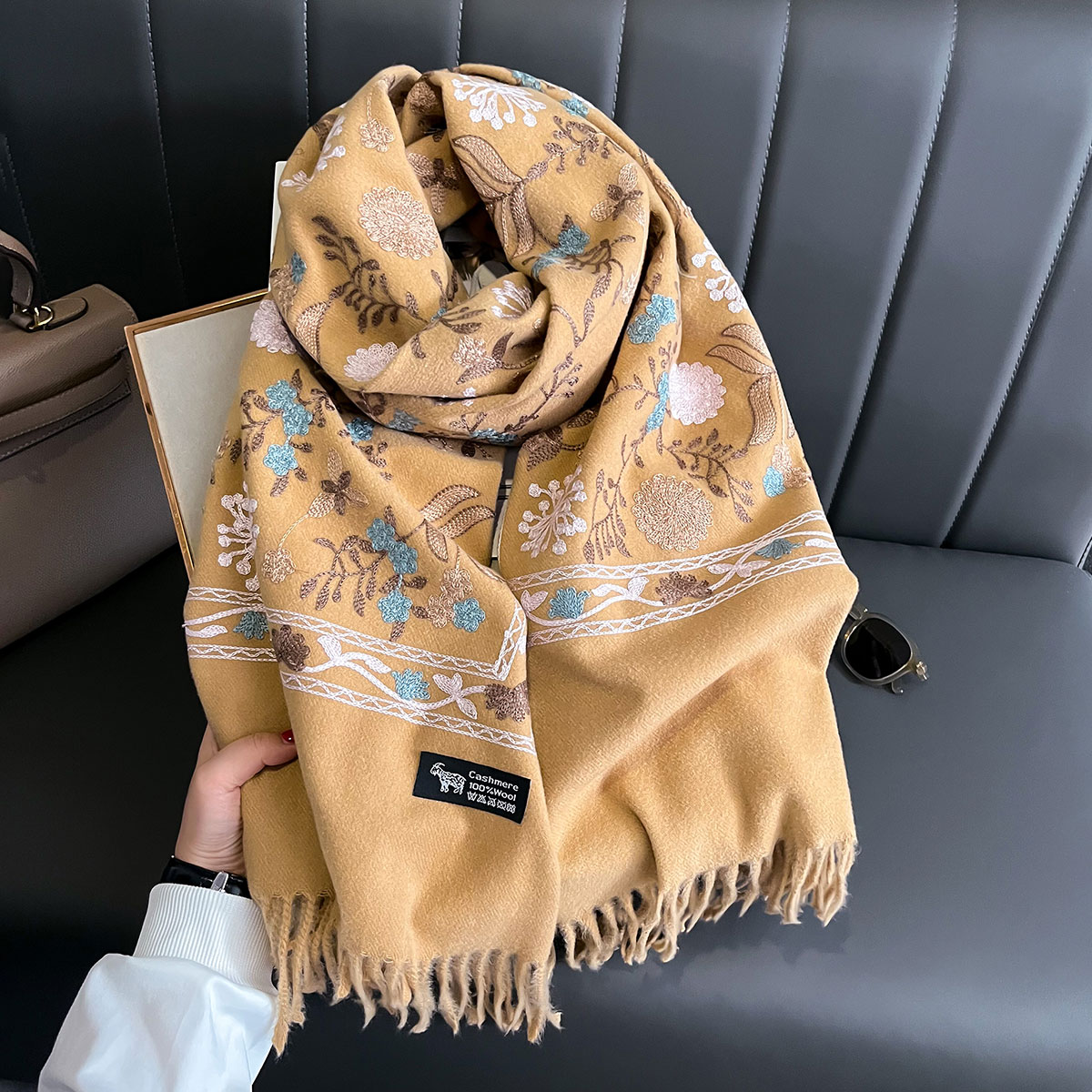 Nueva Bufanda de Cachemira cál - Cashmere Throw Blanket reseña y precio