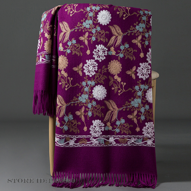 Bufanda de cachemira para muje - Cashmere Throw Blanket reseña y precio