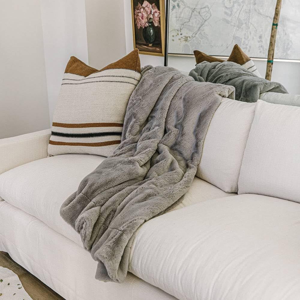 Minky Designs Manta Minky gris - Cashmere Throw Blanket reseña y precio