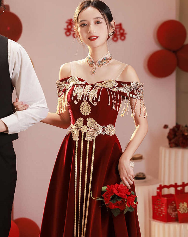 Vestido Cheongsam de Novia Est - Luxury Lifestyle Girl reseña y precio