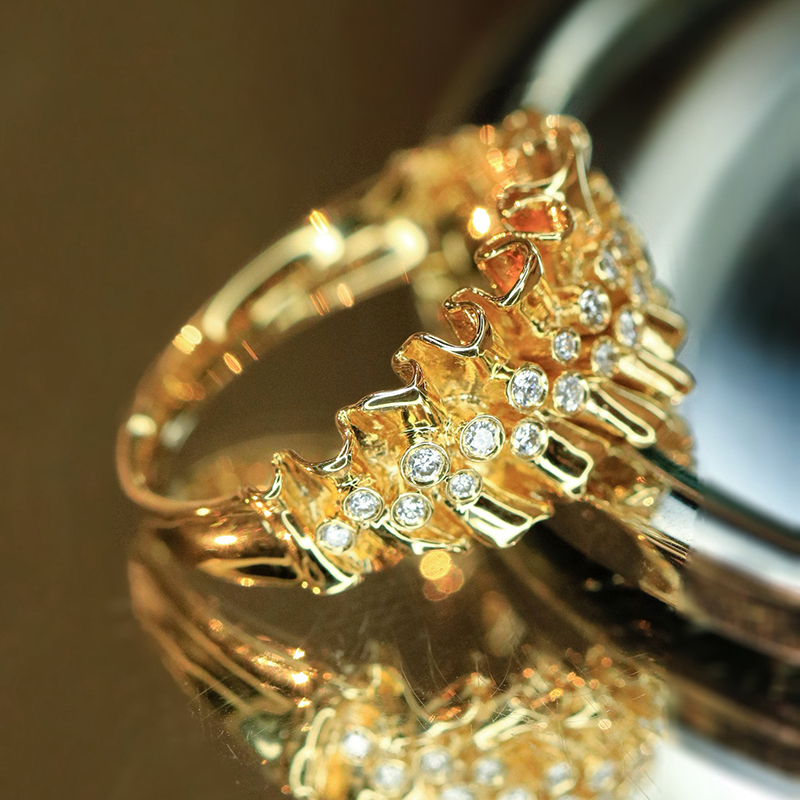 Anillos de Oro Amarillo de 18K - Luxury Lifestyle Girl reseña y precio
