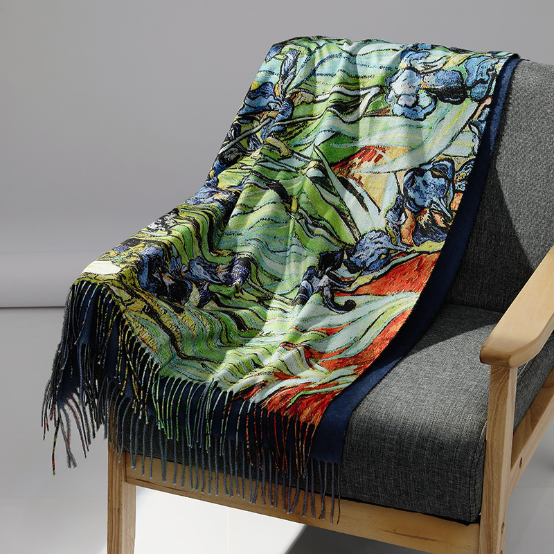 Bufanda de Cachemira con pintu - Cashmere Throw Blanket reseña y precio
